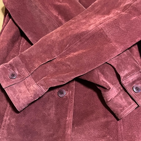 Kate Hill woman’s jacket outer shell 100% leather size 16 - Picture 9 of 14